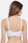 Floret Double Layered  Non Wired 3/4Th Coverage T-Shirt Bra - White Pink — thumbnail 8