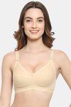 Floret Double Layered  Non Wired 3/4Th Coverage T-Shirt Bra - White Skin — thumbnail 2