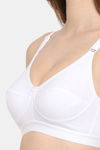Floret Double Layered  Non Wired 3/4Th Coverage T-Shirt Bra - White Skin — thumbnail 9