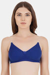 Floret Double Layered  Non Wired 3/4Th Coverage T-Shirt Bra - Blue Magenta — thumbnail 2