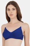 Floret Double Layered  Non Wired 3/4Th Coverage T-Shirt Bra - Blue Magenta — thumbnail 3