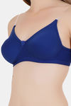 Floret Double Layered  Non Wired 3/4Th Coverage T-Shirt Bra - Blue Magenta — thumbnail 5