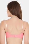 Floret Double Layered  Non Wired 3/4Th Coverage T-Shirt Bra - Blue Rose — thumbnail 8