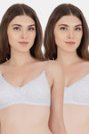 Floret Double Layered  Non Wired 3/4Th Coverage T-Shirt Bra - Cool Grey Cool Grey — thumbnail 1