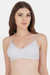 Floret Double Layered  Non Wired 3/4Th Coverage T-Shirt Bra - Cool Grey Cool Grey — thumbnail 2