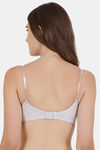 Floret Double Layered  Non Wired 3/4Th Coverage T-Shirt Bra - Cool Grey Rose — thumbnail 4