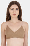 Floret Double Layered  Non Wired 3/4Th Coverage T-Shirt Bra - Magenta Nude — thumbnail 6