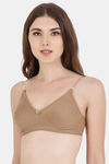 Floret Double Layered  Non Wired 3/4Th Coverage T-Shirt Bra - Magenta Nude — thumbnail 7