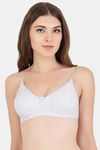 Floret Double Layered  Non Wired 3/4Th Coverage T-Shirt Bra - Maroon Cool Grey — thumbnail 2