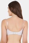 Floret Double Layered  Non Wired 3/4Th Coverage T-Shirt Bra - Nude Cool Grey — thumbnail 4