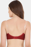Floret Double Layered  Non Wired 3/4Th Coverage T-Shirt Bra - Pink Maroon — thumbnail 4