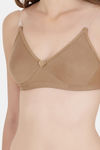 Floret Double Layered  Non Wired 3/4Th Coverage T-Shirt Bra - Red Nude — thumbnail 5