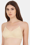 Floret Double Layered  Non Wired 3/4Th Coverage T-Shirt Bra - Skin Skin — thumbnail 4