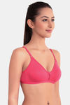Floret Double Layered  Non Wired 3/4Th Coverage T-Shirt Bra - Blue Tomato — thumbnail 7
