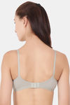 Floret Double Layered  Non Wired 3/4Th Coverage T-Shirt Bra - Cool Grey Iceberg — thumbnail 8