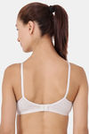 Floret Double Layered  Non Wired 3/4Th Coverage T-Shirt Bra - Cool Grey Lime Green — thumbnail 4