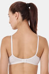 Floret Double Layered  Non Wired 3/4Th Coverage T-Shirt Bra - Cool Grey Tomato — thumbnail 4