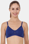 Floret Double Layered  Non Wired 3/4Th Coverage T-Shirt Bra - Iceberg Blue — thumbnail 2