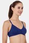 Floret Double Layered  Non Wired 3/4Th Coverage T-Shirt Bra - Iceberg Blue — thumbnail 3