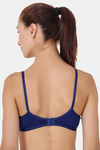 Floret Double Layered  Non Wired 3/4Th Coverage T-Shirt Bra - Iceberg Blue — thumbnail 4