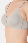 Floret Double Layered  Non Wired 3/4Th Coverage T-Shirt Bra - Iceberg Blue — thumbnail 9