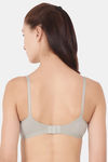 Floret Double Layered  Non Wired 3/4Th Coverage T-Shirt Bra - Iceberg Cool Grey — thumbnail 8