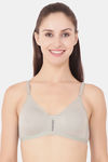 Floret Double Layered  Non Wired 3/4Th Coverage T-Shirt Bra - Iceberg Lime Green — thumbnail 2
