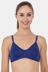 Floret Double Layered  Non Wired 3/4Th Coverage T-Shirt Bra - Lime Green Blue — thumbnail 2