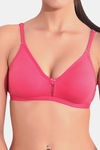 Floret Double Layered  Non Wired 3/4Th Coverage T-Shirt Bra - Lime Green Tomato — thumbnail 8