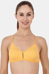 Floret Double Layered  Non Wired 3/4Th Coverage T-Shirt Bra - Marigold Tomato — thumbnail 2