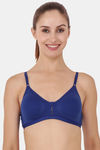 Floret Double Layered  Non Wired 3/4Th Coverage T-Shirt Bra - Nude Blue — thumbnail 2