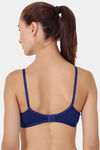 Floret Double Layered  Non Wired 3/4Th Coverage T-Shirt Bra - Nude Blue — thumbnail 4