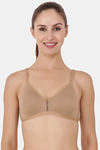 Floret Double Layered  Non Wired 3/4Th Coverage T-Shirt Bra - Nude Blue — thumbnail 6