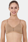 Floret Double Layered  Non Wired 3/4Th Coverage T-Shirt Bra - Nude Marigold — thumbnail 6