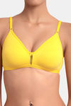 Floret Double Layered  Non Wired 3/4Th Coverage T-Shirt Bra - Nude Yellow — thumbnail 10