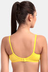 Floret Double Layered  Non Wired 3/4Th Coverage T-Shirt Bra - Nude Yellow — thumbnail 9