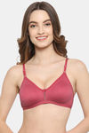 Floret Double Layered  Non Wired 3/4Th Coverage T-Shirt Bra - Pink China Rose — thumbnail 2