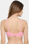 Floret Double Layered  Non Wired 3/4Th Coverage T-Shirt Bra - Pink China Rose — thumbnail 8