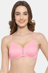 Floret Double Layered  Non Wired 3/4Th Coverage T-Shirt Bra - Pink Wine — thumbnail 2