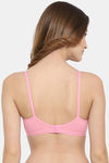Floret Double Layered  Non Wired 3/4Th Coverage T-Shirt Bra - Pink Wine — thumbnail 4