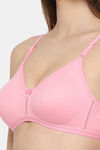 Floret Double Layered  Non Wired 3/4Th Coverage T-Shirt Bra - Pink Wine — thumbnail 5