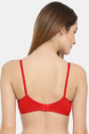 Floret Double Layered  Non Wired 3/4Th Coverage T-Shirt Bra - Red China Rose — thumbnail 8
