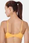 Floret Double Layered  Non Wired 3/4Th Coverage T-Shirt Bra - Yellow Marigold — thumbnail 4