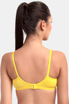 Floret Double Layered  Non Wired 3/4Th Coverage T-Shirt Bra - Yellow Marigold — thumbnail 8