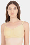 Floret Double Layered  Non Wired Full Coverage Super Support Bra - China Rose Skin — thumbnail 4