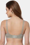 Floret Double Layered  Non Wired Full Coverage Super Support Bra - Marigold Iceberg — thumbnail 11