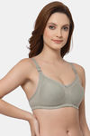 Floret Double Layered  Non Wired Full Coverage Super Support Bra - Marigold Iceberg — thumbnail 9