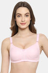 Floret Double Layered  Non Wired Full Coverage Super Support Bra - Pink Magenta — thumbnail 8