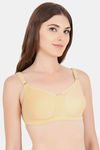 Floret Double Layered  Non Wired Full Coverage Super Support Bra - Pink Skin — thumbnail 10