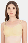 Floret Double Layered  Non Wired Full Coverage Super Support Bra - Pink Skin — thumbnail 11